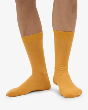 Classic Organic Socken – Gebranntes Gelb