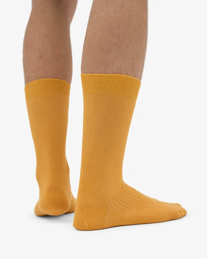 Classic Organic Socken – Gebranntes Gelb