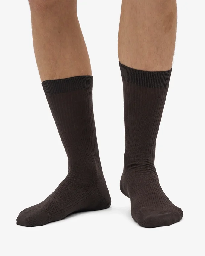 Classic Organic Socken – Kaffeebraun