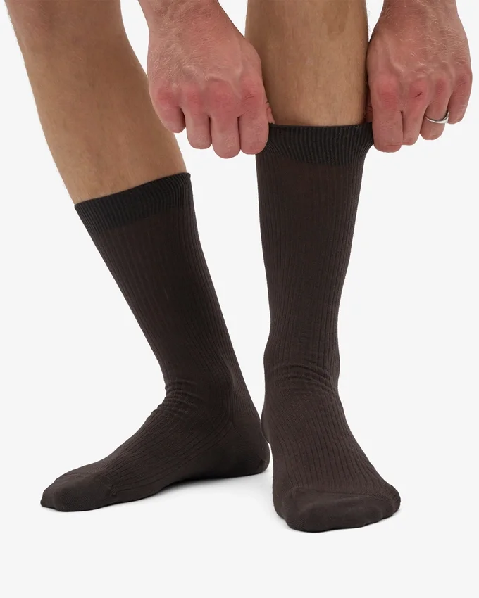 Classic Organic Socken – Kaffeebraun