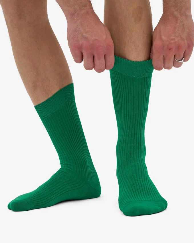 Classic Organic Socken – Kellygrün