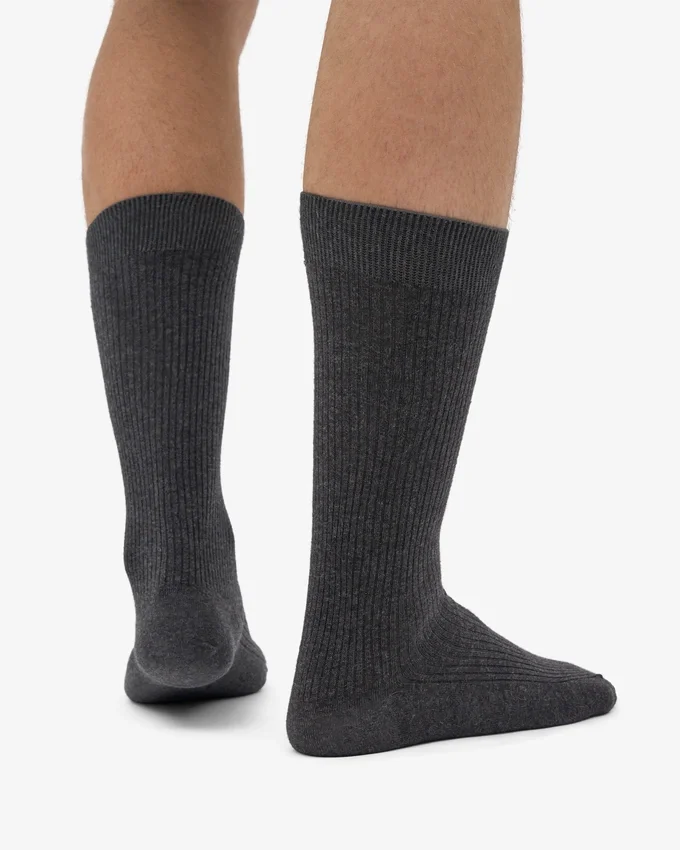 Classic Organic Socken – Lavagrau
