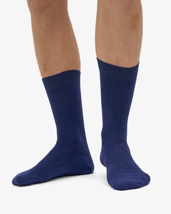 Classic Organic Socken – Marineblau