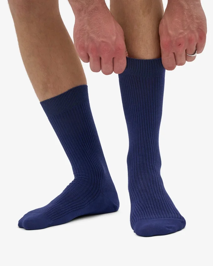Classic Organic Socken – Marineblau