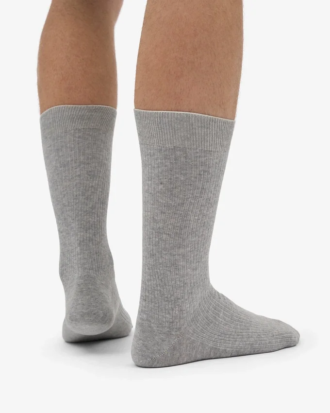 Classic Organic Socken – Meliertes Grau