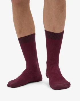 Classic Organic Socken – Oxblood-Rot