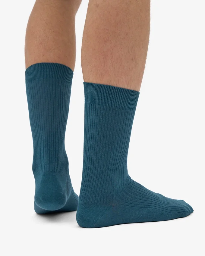 Classic Organic Socken – Ozeangrün