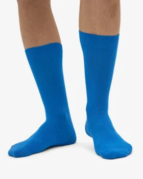 Classic Organic Socken – Pazifikblau