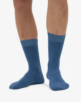 Classic Organic Socken – Petrolblau