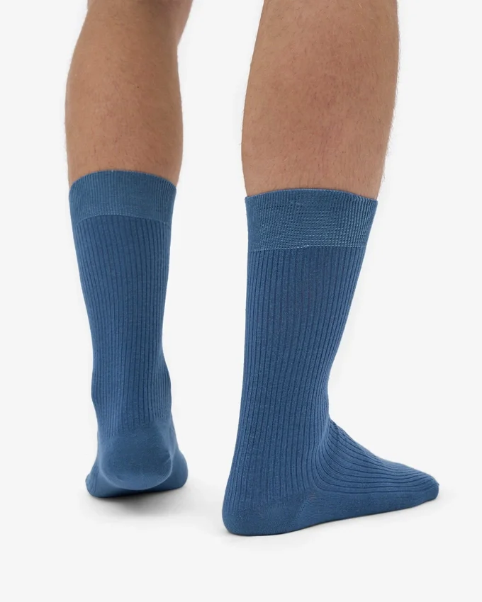 Classic Organic Socken – Petrolblau