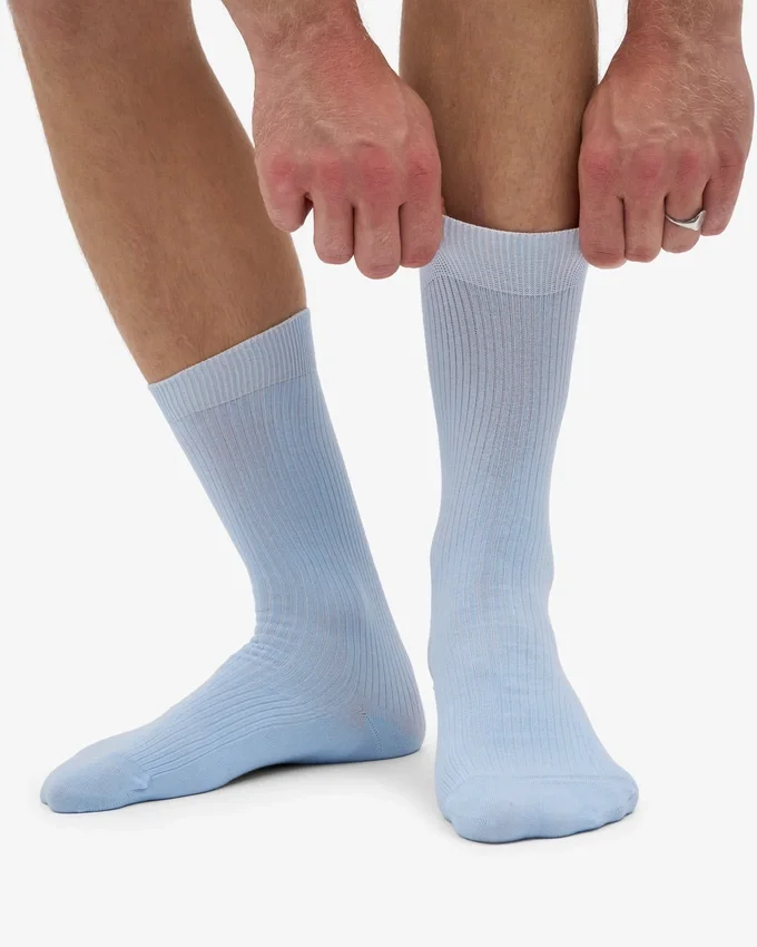 Classic Organic Socken – Polarblau