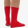 Classic Organic Socken – Red Tangerine