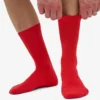 Classic Organic Socken – Red Tangerine