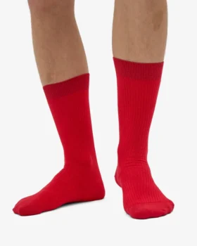 Classic Organic Socken – Scharlachrot