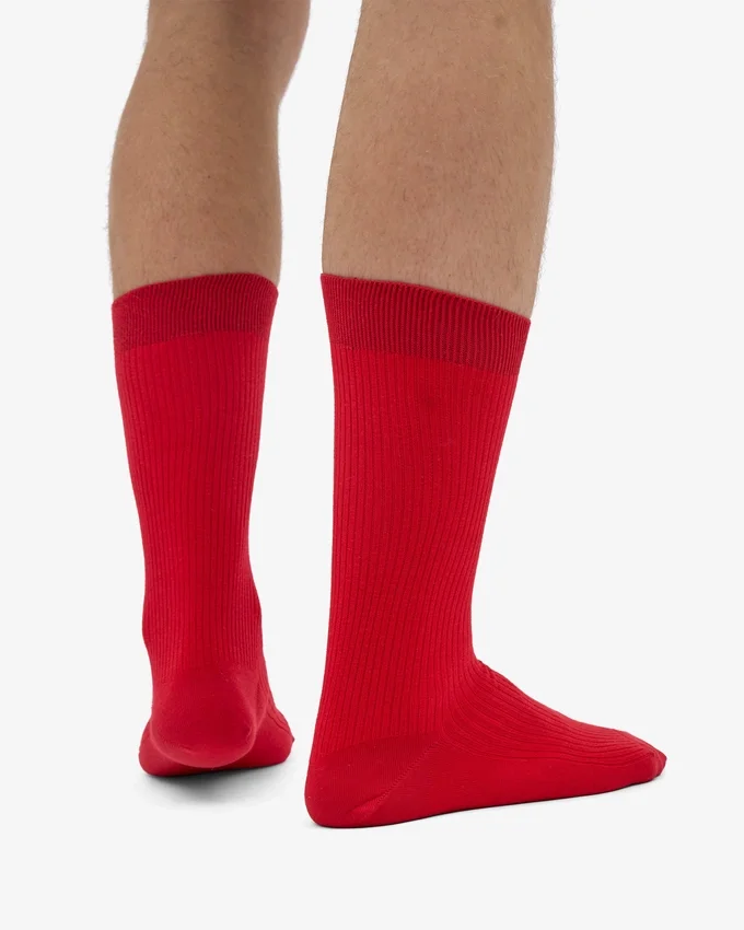 Classic Organic Socken – Scharlachrot