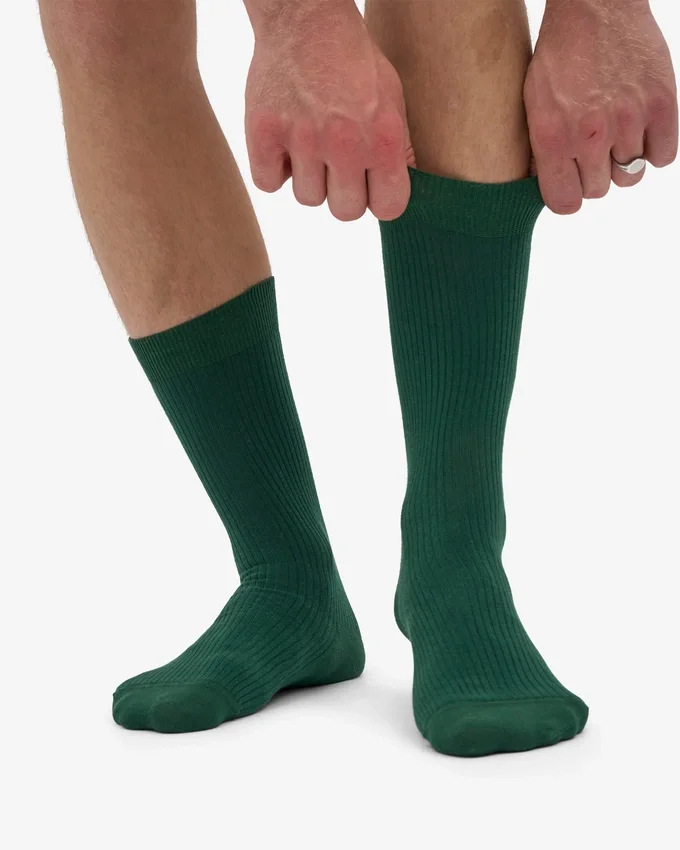 Classic Organic Socken – Smaragdgrün