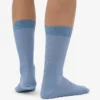 Classic Organic Socken – Stahlblau