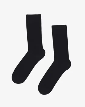 Classic Organic Socken – Tiefschwarz