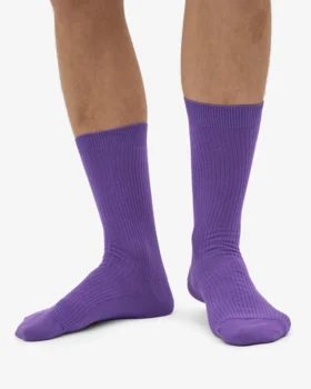 Classic Organic Socken – Ultraviolett
