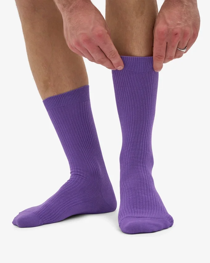 Classic Organic Socken – Ultraviolett