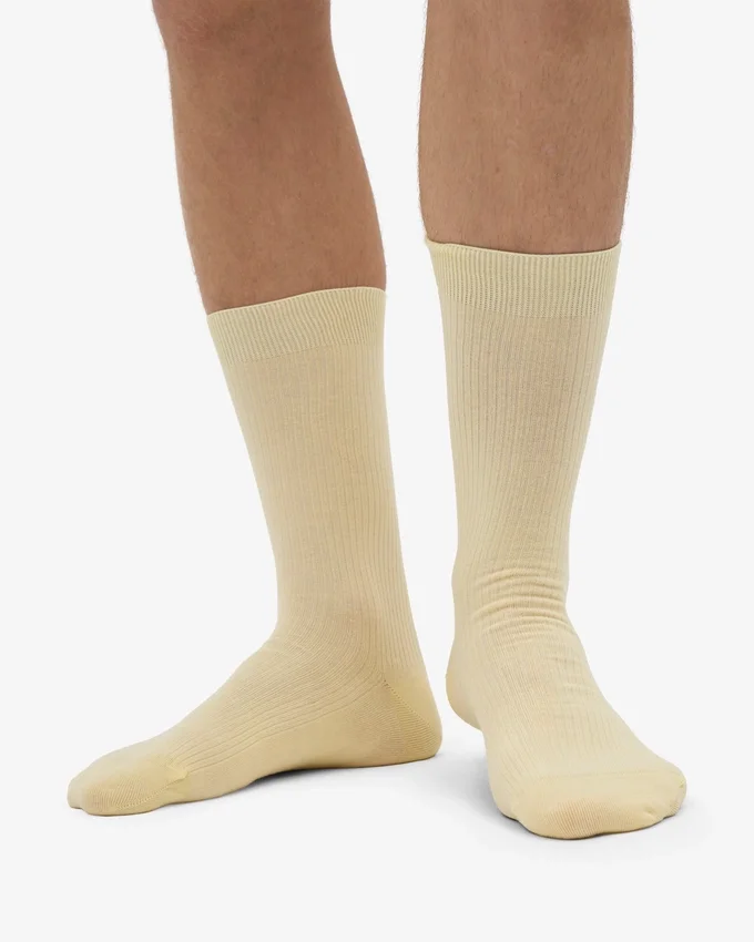 Classic Organic Socken – Zartes Gelb