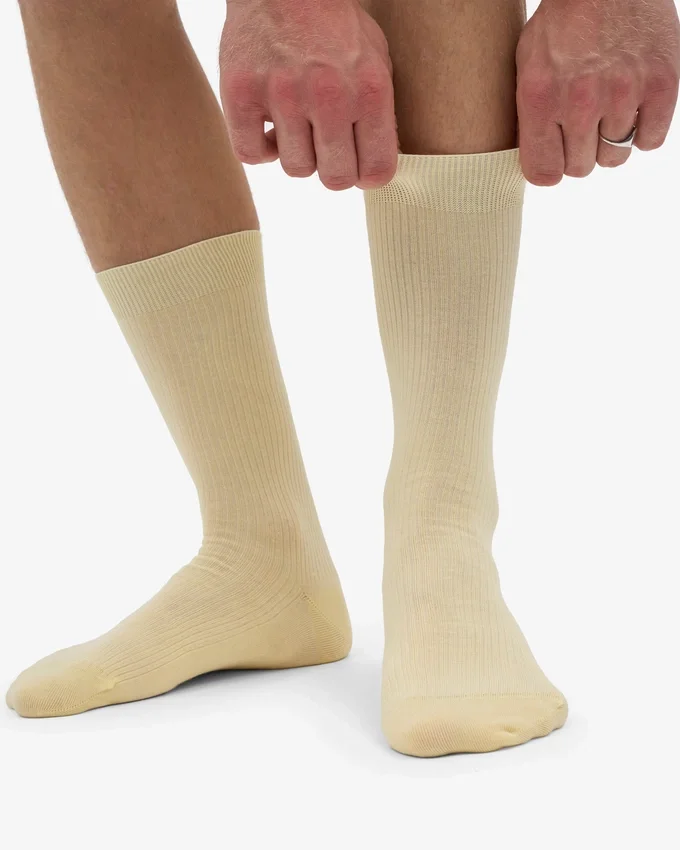 Classic Organic Socken – Zartes Gelb
