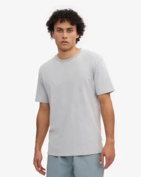 Classic Organic Tee – Ausgewaschenes Grau