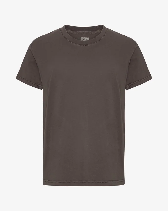 Classic Organic Tee – Ausgewaschenes Schlammbraun