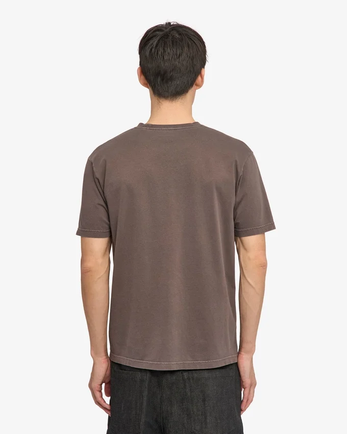 Classic Organic Tee – Ausgewaschenes Schlammbraun