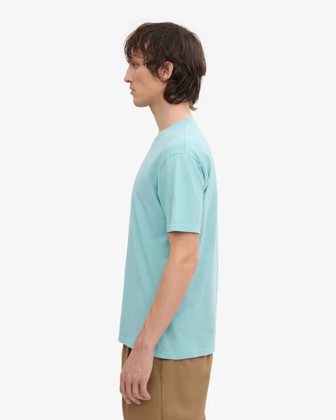 Classic Organic Tee – Blaugrün