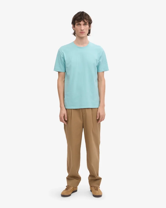 Classic Organic Tee – Blaugrün