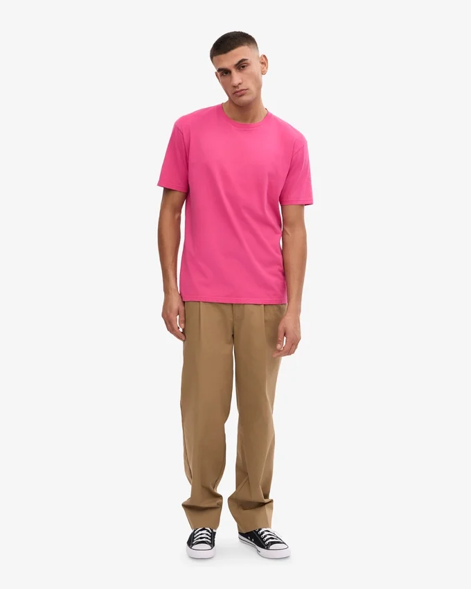 Classic Organic Tee – Bubblegum-Pink