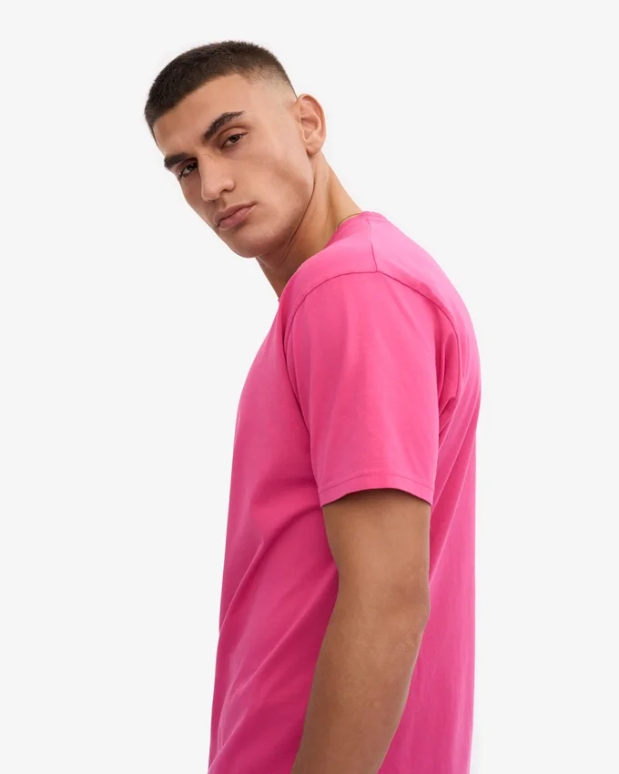 Classic Organic Tee – Bubblegum-Pink