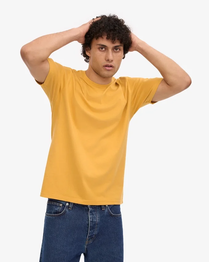 Classic Organic Tee – Burned Yellow