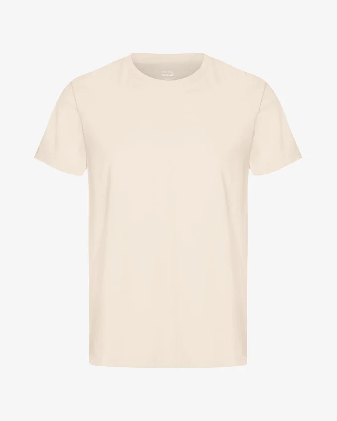 Classic Organic Tee – Elfenbeinweiß