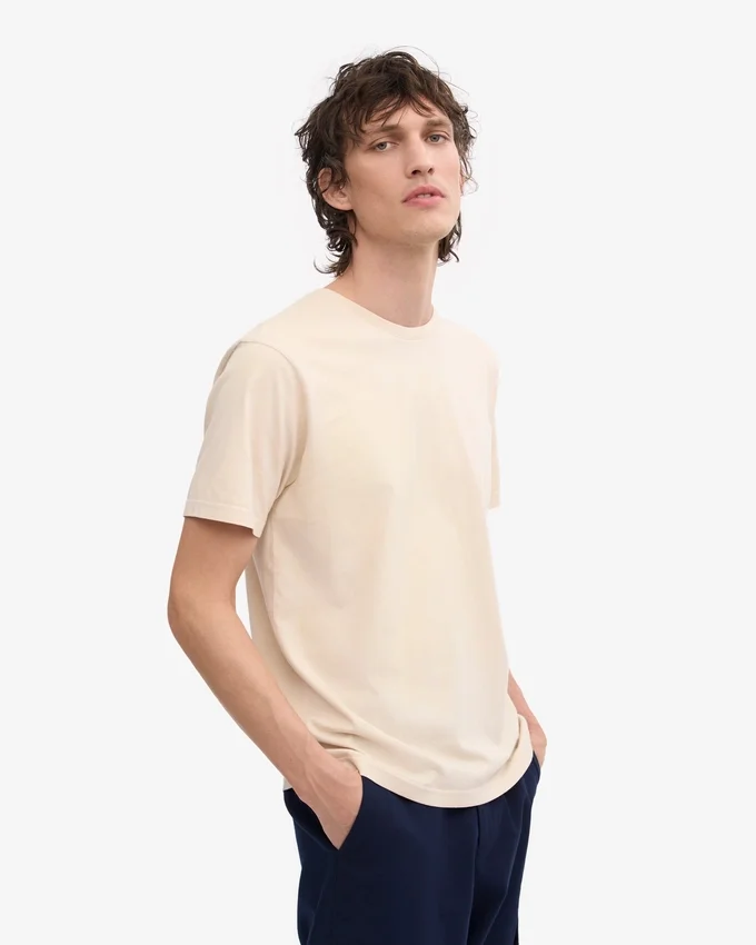 Classic Organic Tee – Elfenbeinweiß