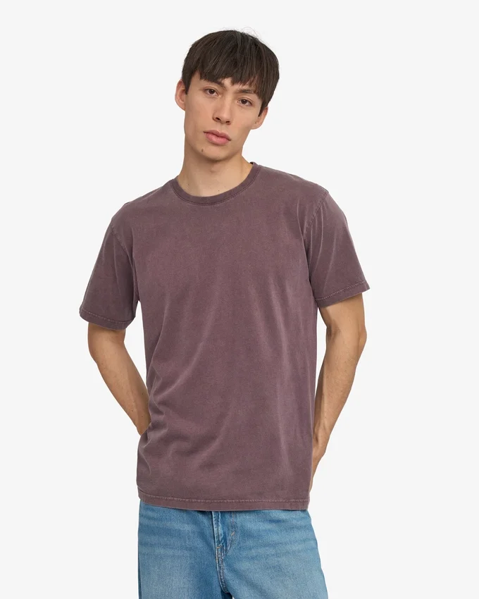 Classic Organic Tee – Faded Grape