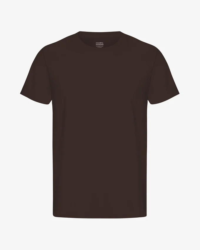 Classic Organic Tee – Kaffeebraun
