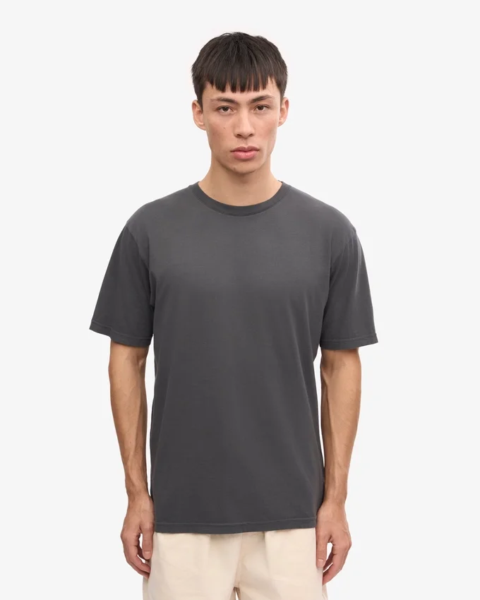 Classic Organic Tee – Lavagrau
