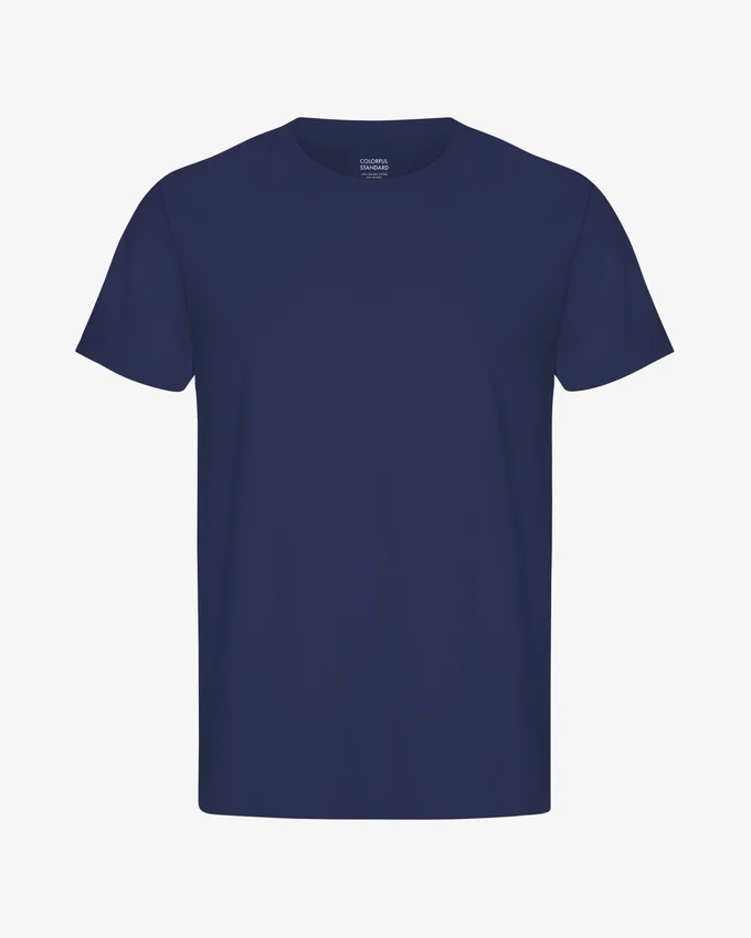Classic Organic Tee – Marineblau
