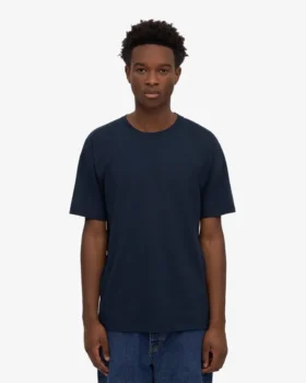 Classic Organic Tee – Marineblau