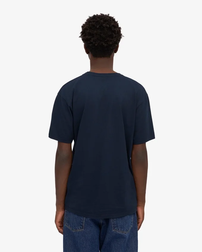 Classic Organic Tee – Marineblau