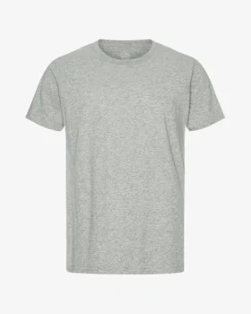 Classic Organic Tee – Meliert Grau