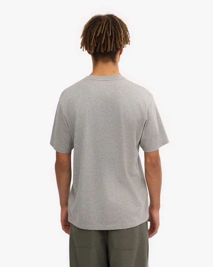 Classic Organic Tee – Meliert Grau