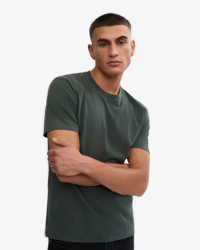 Classic Organic Tee – Mitternachtsgrün