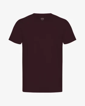Classic Organic Tee – Oxblood-Rot