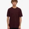 Classic Organic Tee – Oxblood-Rot