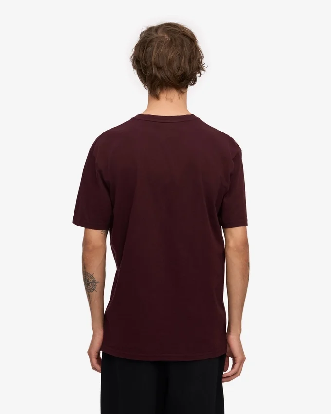 Classic Organic Tee – Oxblood-Rot