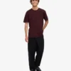 Classic Organic Tee – Oxblood-Rot