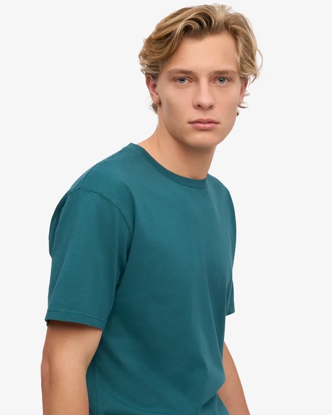 Classic Organic Tee – Ozeangrün